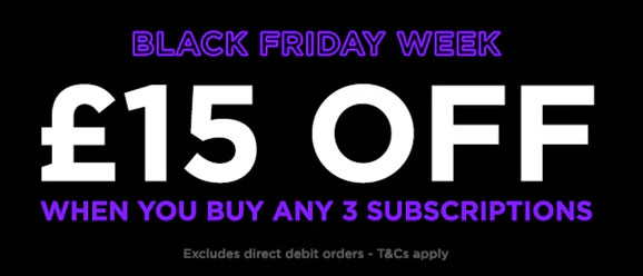 Get £15 off magazines